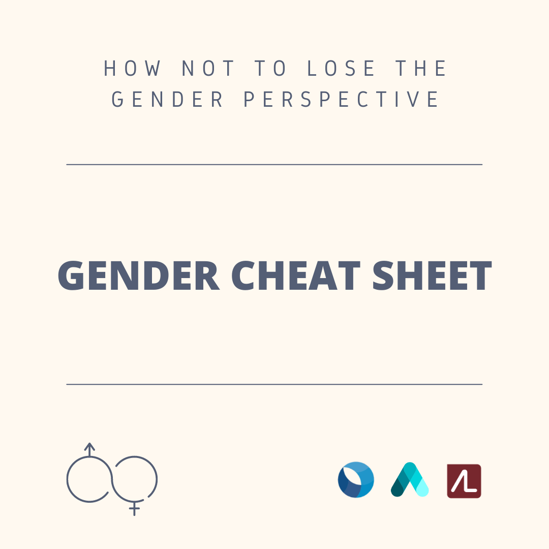 Gender Cheat Sheet: How Not to Lose the Gender Perspective