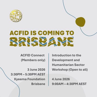 ACFID June Event
